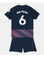 Otroške Nogometnih dresov Tottenham Hotspur Jan Paul van Hecke #6 Gostujoči 2026-27 Kratki rokavi (+ hlače)